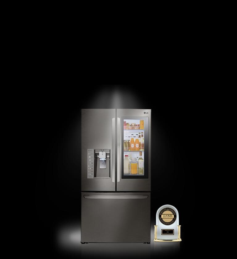 Lg Lmxc23796s 23 Cu Ft Smart Wi Fi Enabled Instaview Door In Door Refrigerator Lg Usa Business