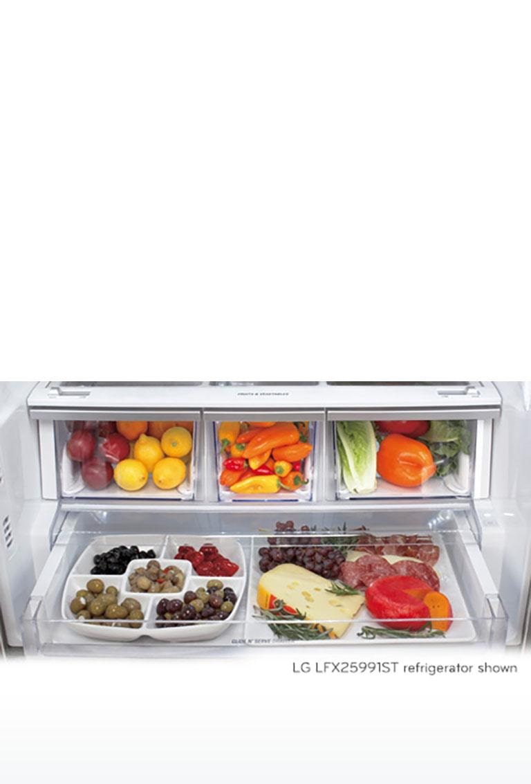 LG LTCS24223S 24 cu. ft. Top Mount Refrigerator LG USA Business