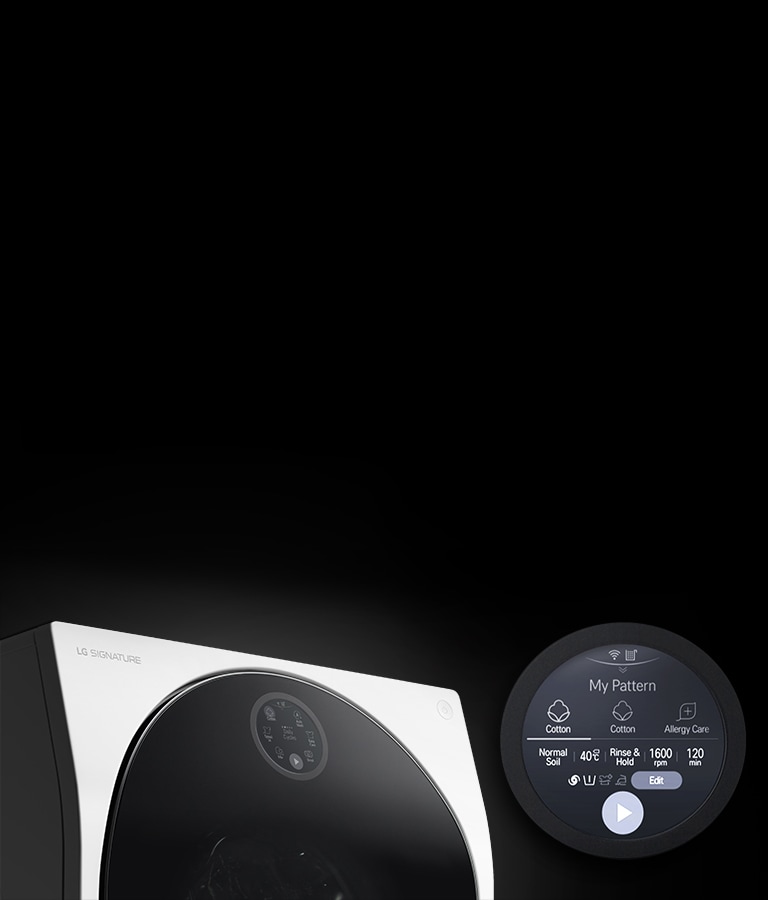 LG LUWM101HWA SIGNATURE Smart wi fi Enabled Washer Dryer Combo