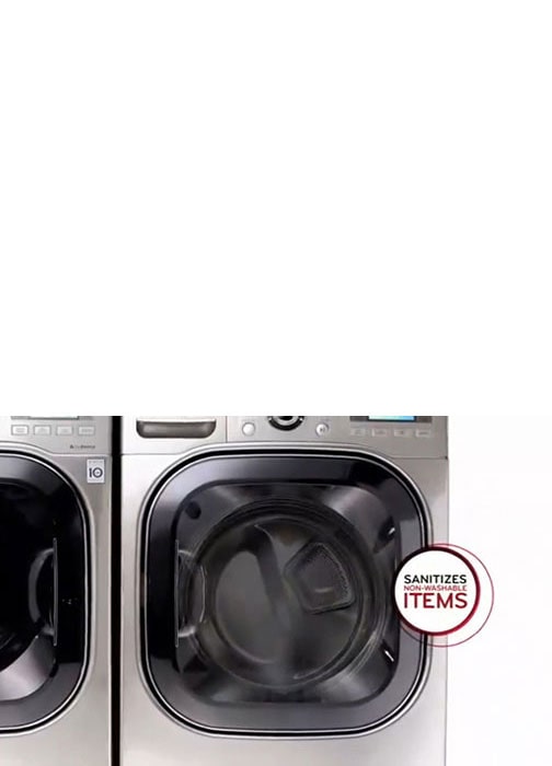 LG DLEX3570W 7.4 cu. ft. Ultra Large Capacity SteamDryer™ w/ NFC Tag