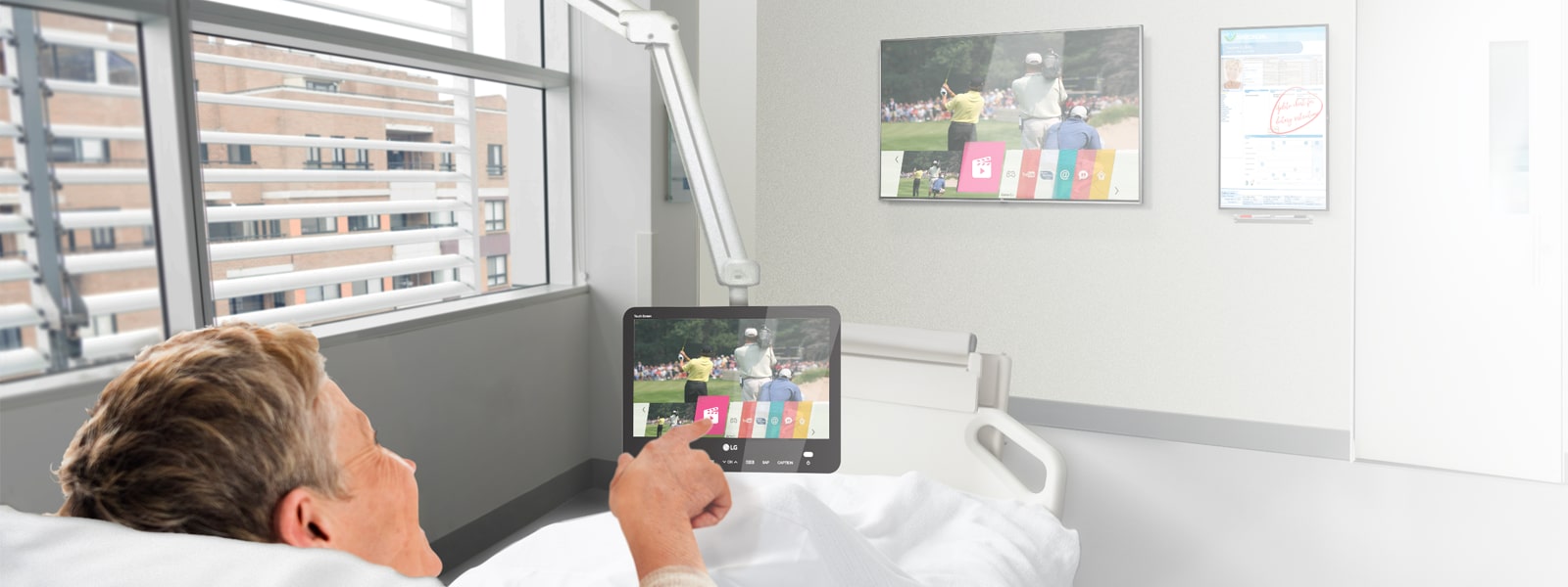 Arm TVs ProCentric® SMART Hospital TVs LG US Business
