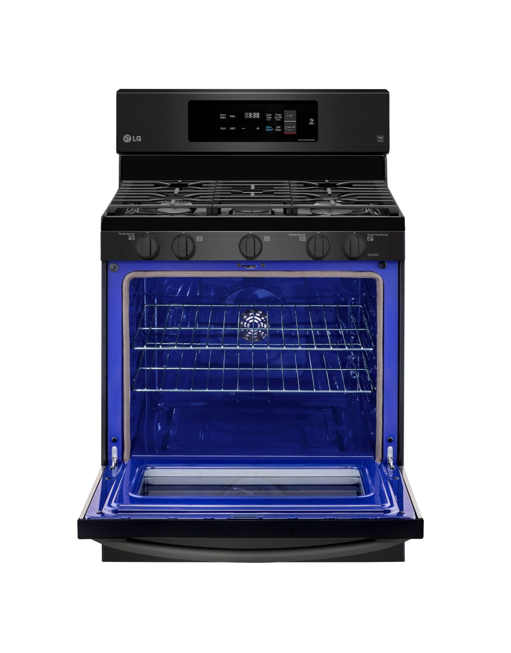 LG LRG3194BM 5.4 cu. ft. Gas Single Oven Range with Fan Convection and