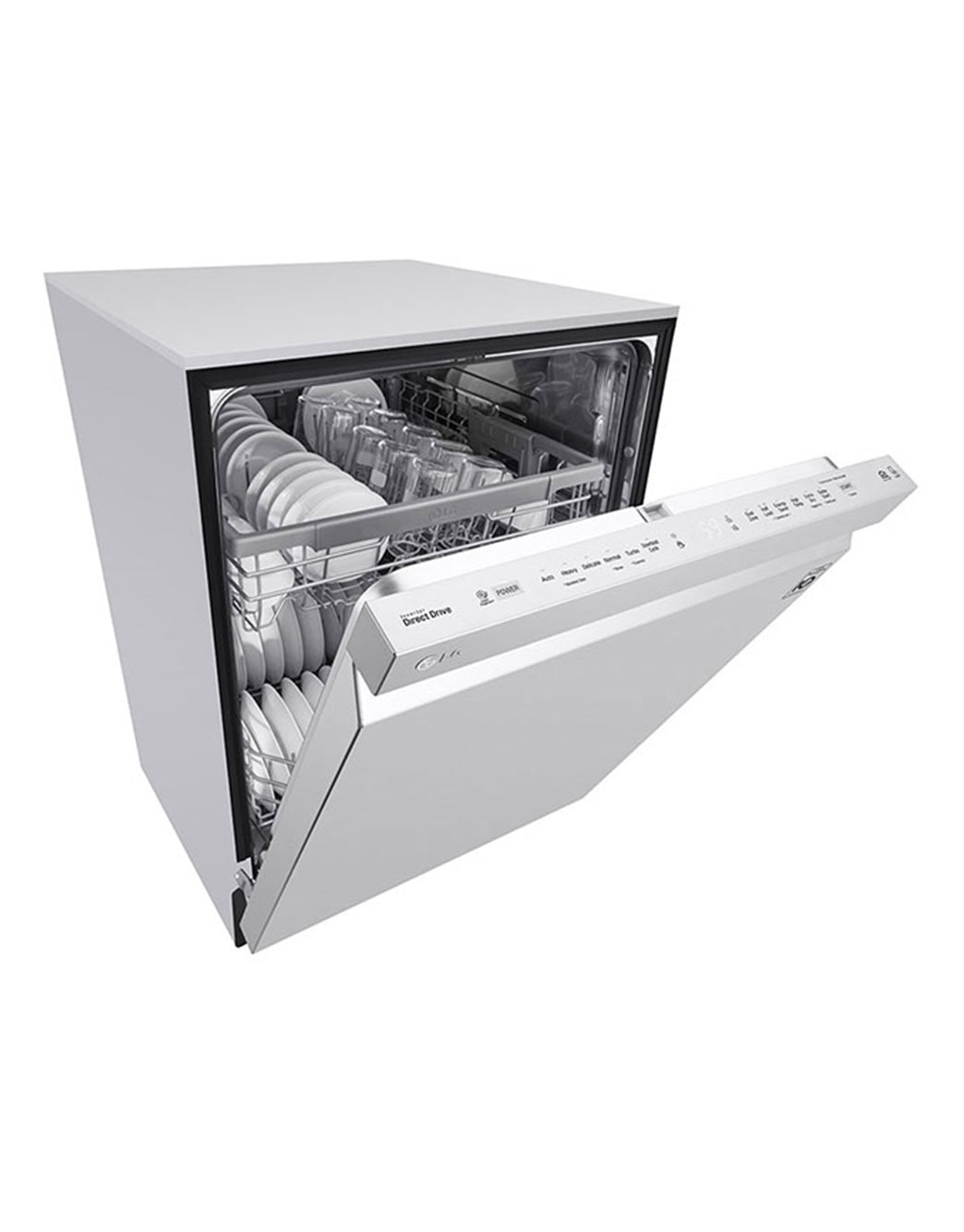 LG LDB4548ST Top Control Dishwasher with Quadwash® LG USA