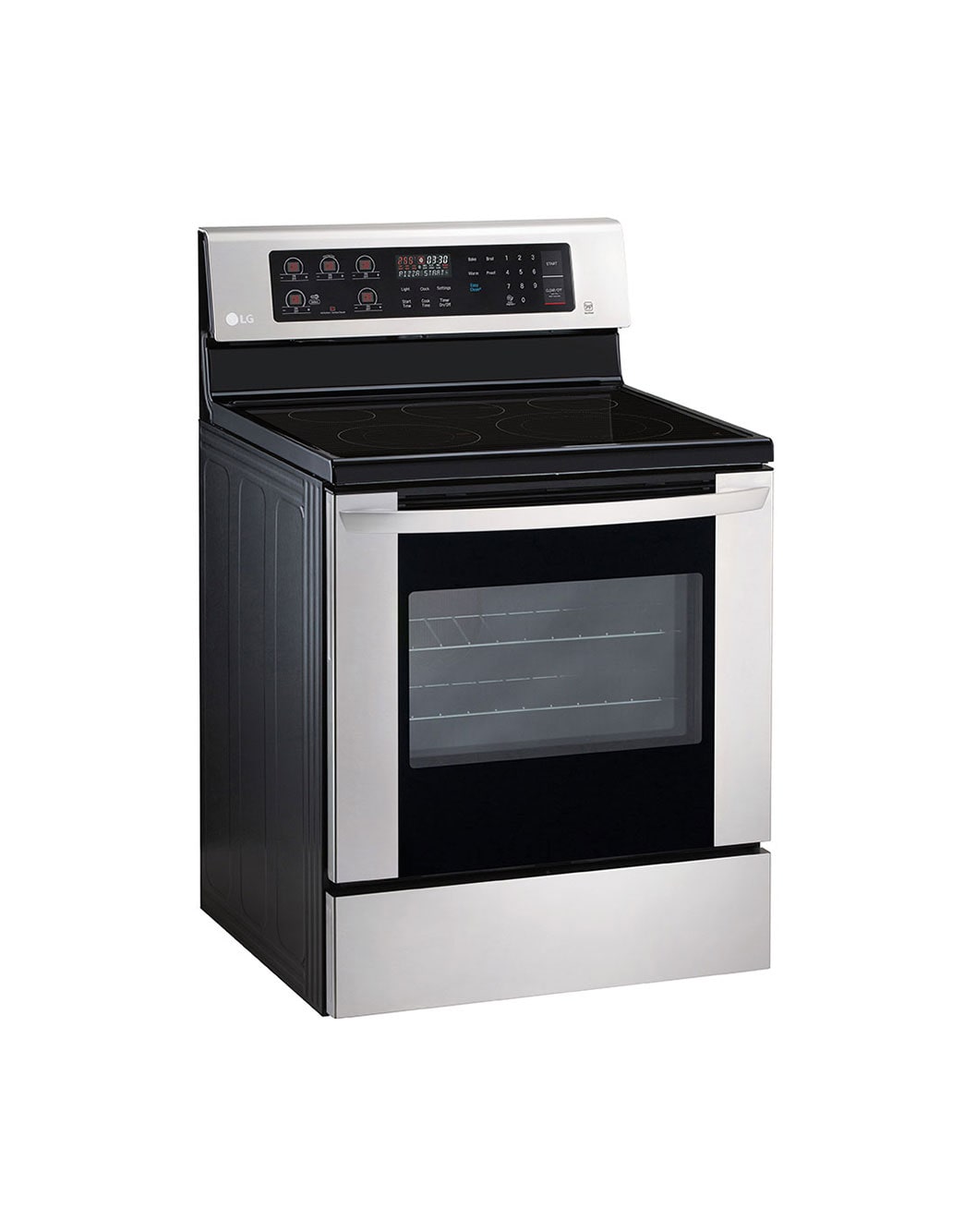 LG LRE3060ST 6.3 cu. ft. Electric Single Oven Range with EasyClean