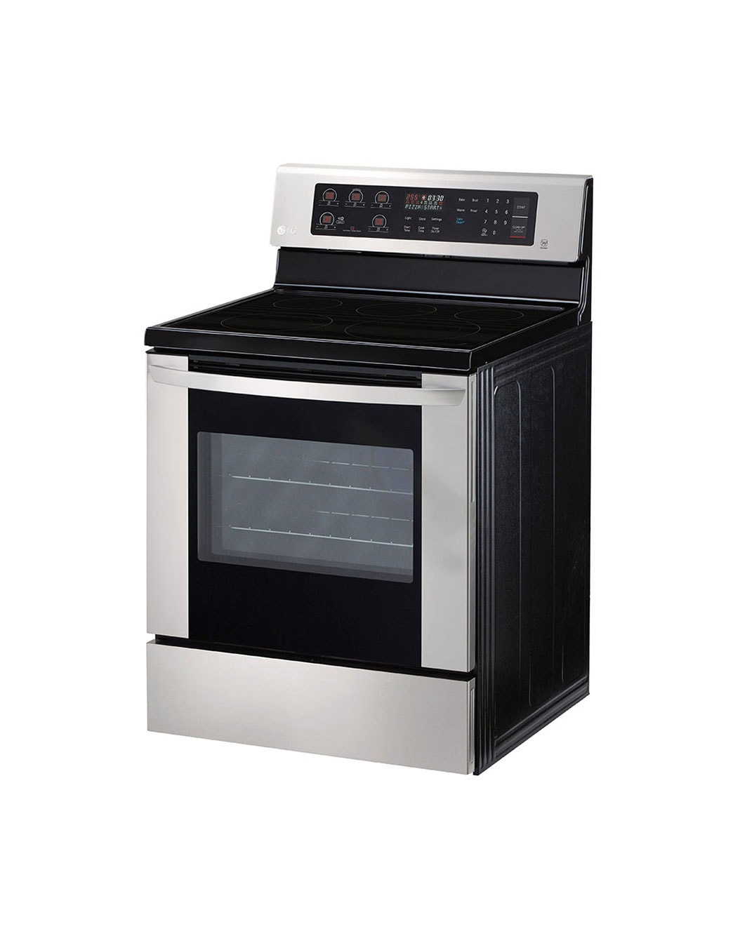 LG LRE3060ST 6.3 cu. ft. Electric Single Oven Range with EasyClean