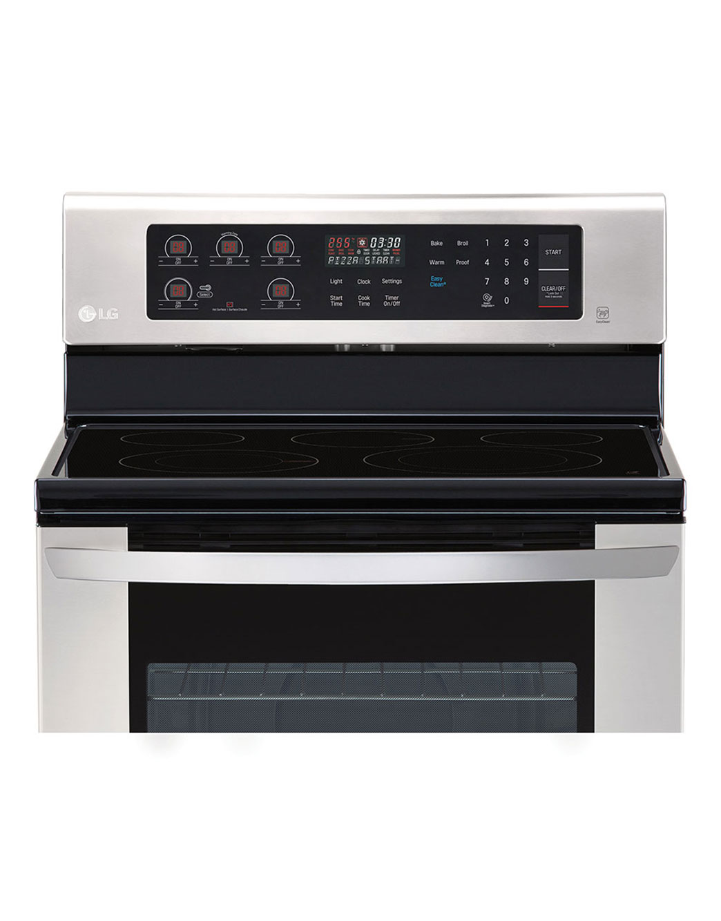 LG LRE3060ST 6.3 cu. ft. Electric Single Oven Range with EasyClean