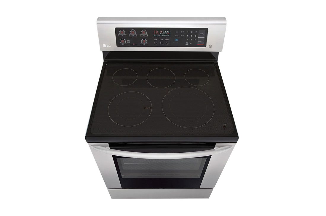 LG LRE3060ST 6.3 cu. ft. Electric Single Oven Range with