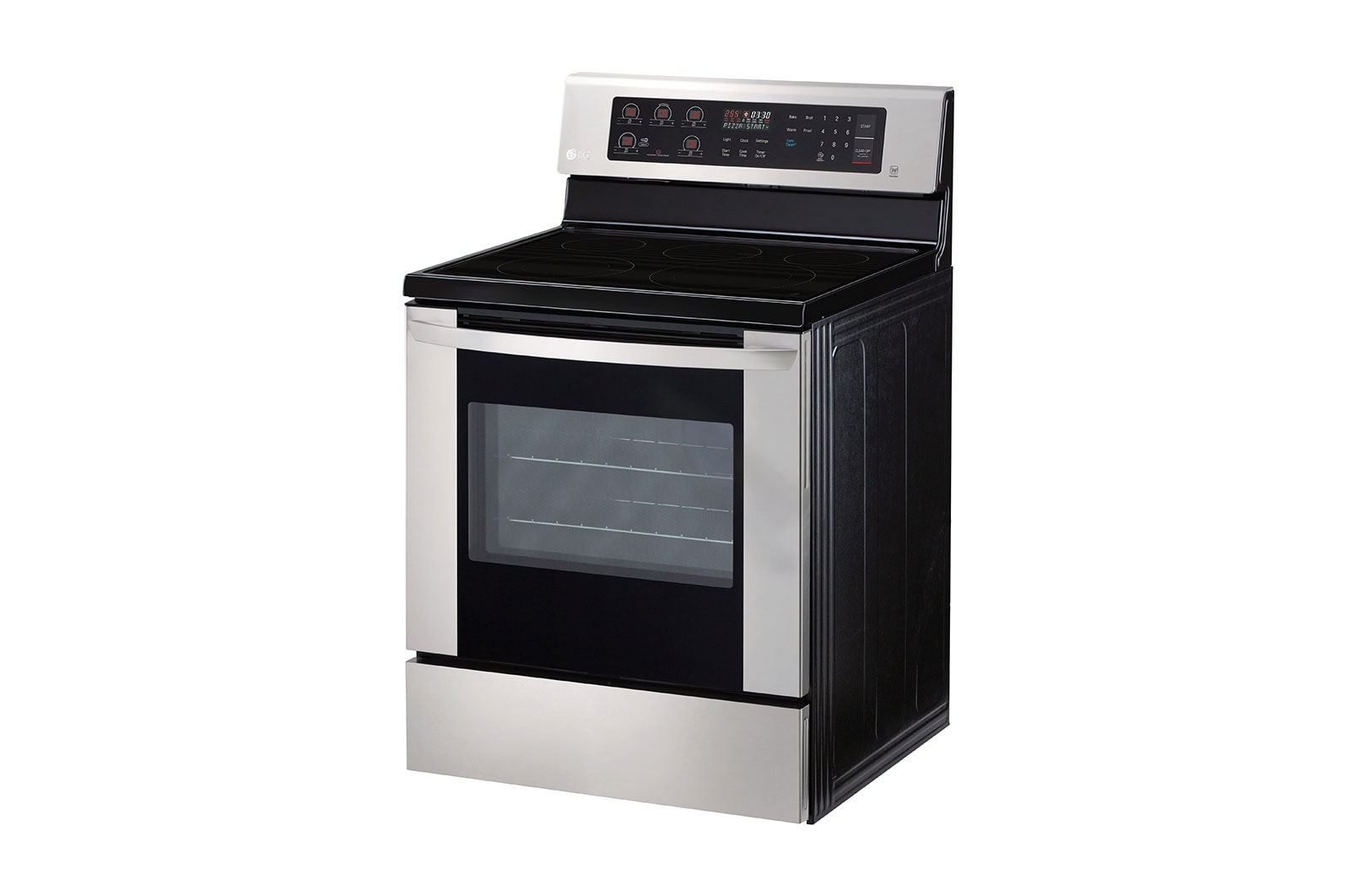 LG LRE3060ST 6.3 cu. ft. Electric Single Oven Range with EasyClean