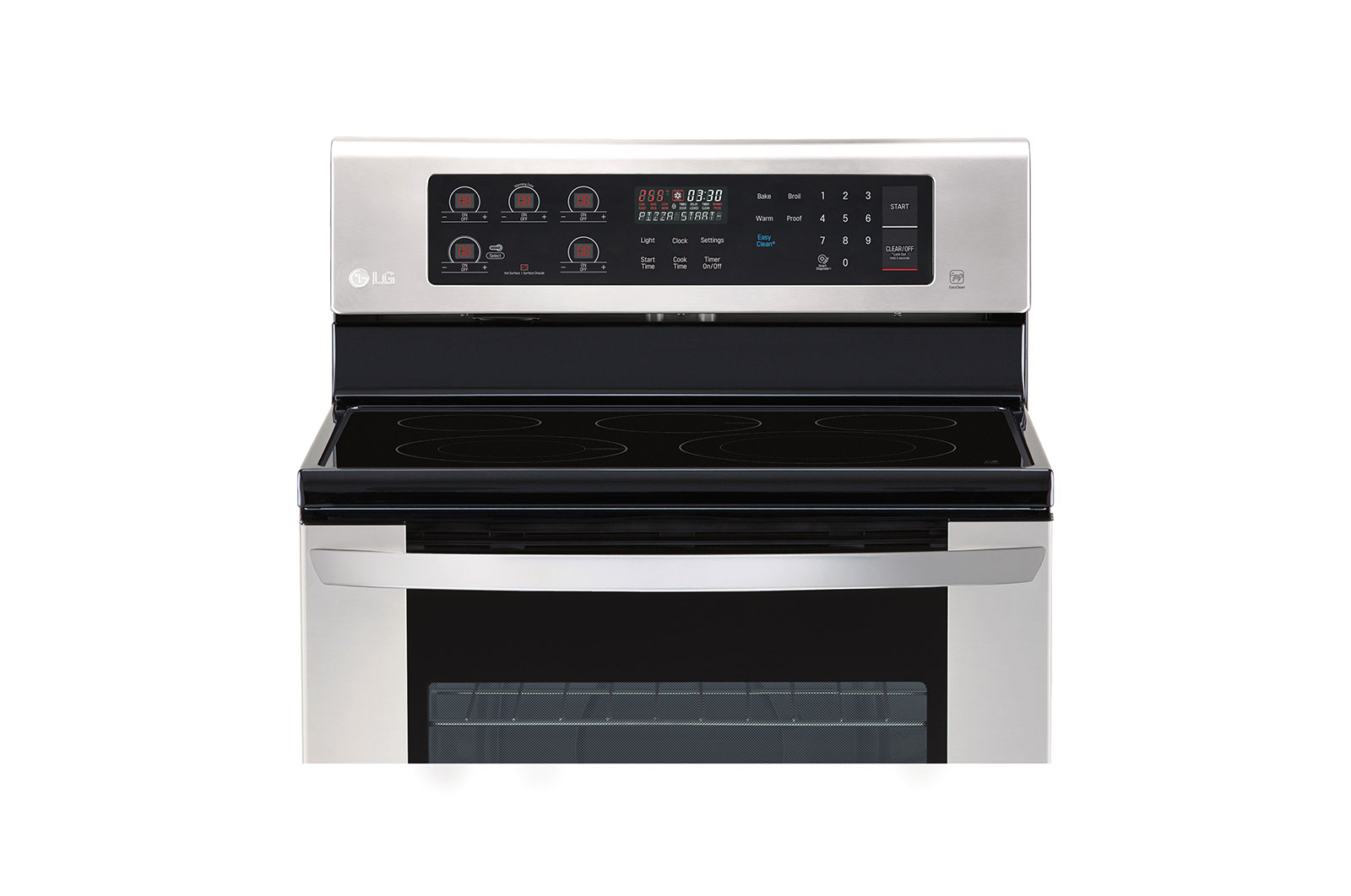LG LRE3060ST 6.3 cu. ft. Electric Single Oven Range with EasyClean