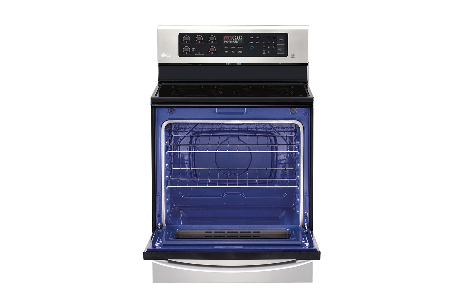 LG LRE3060ST 6.3 cu. ft. Electric Single Oven Range with EasyClean® LG USA Business