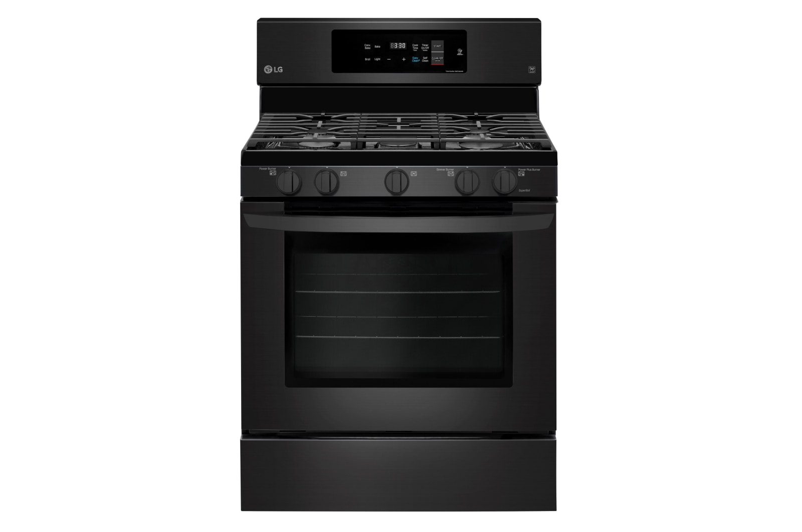 LG LRG3194BM 5.4 cu. ft. Gas Single Oven Range with Fan Convection and