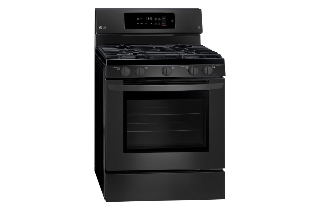 LG 5.4 cu. ft. Gas Single Oven Range with Fan Convection and EasyClean®, LRG3194BM, thumbnail 2