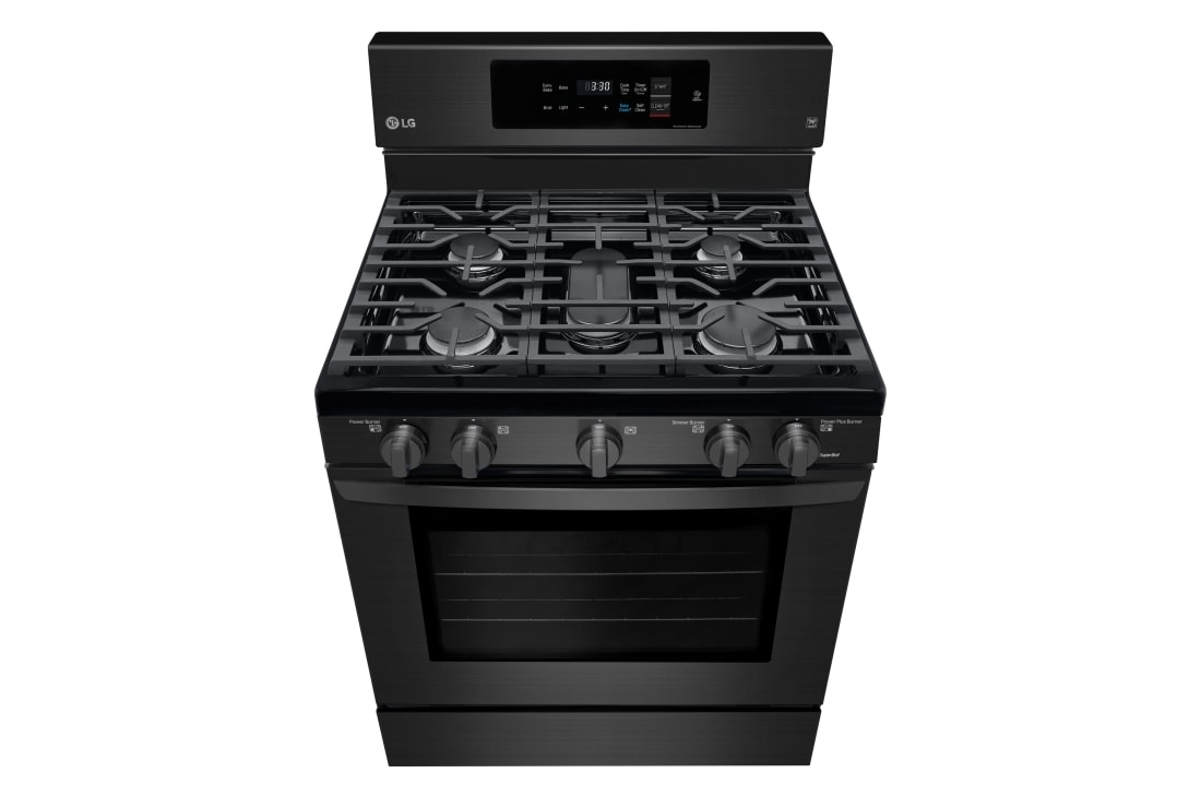LG 5.4 cu. ft. Gas Single Oven Range with Fan Convection and EasyClean®, LRG3194BM, thumbnail 5
