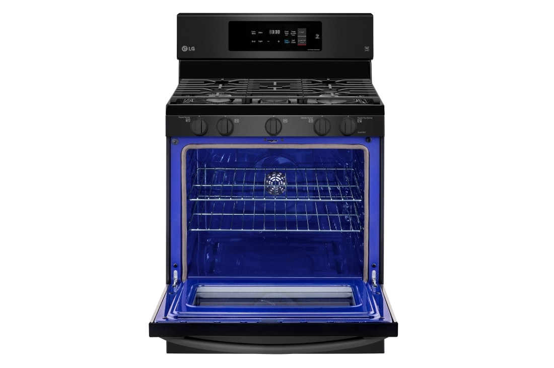 LG 5.4 cu. ft. Gas Single Oven Range with Fan Convection and EasyClean®, LRG3194BM, thumbnail 7