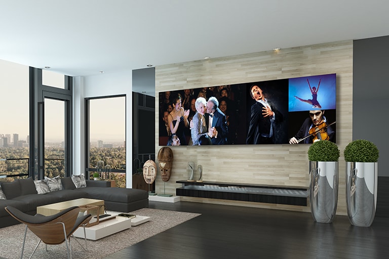 LG Tips Extreme Home Cinema LED Wall for Home Theaters (If You Can Afford  It)