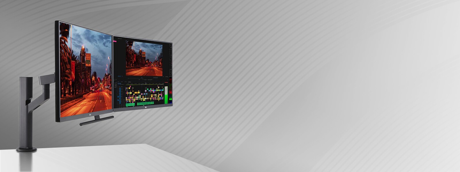 LG QHD Monitor Ergo Dual