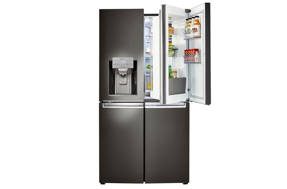Lg Lnxc23766d Counter Depth Door In Smart Refrigerator Usa Smart Wi Fi Enabled Door In Counter Depth Refrigerator