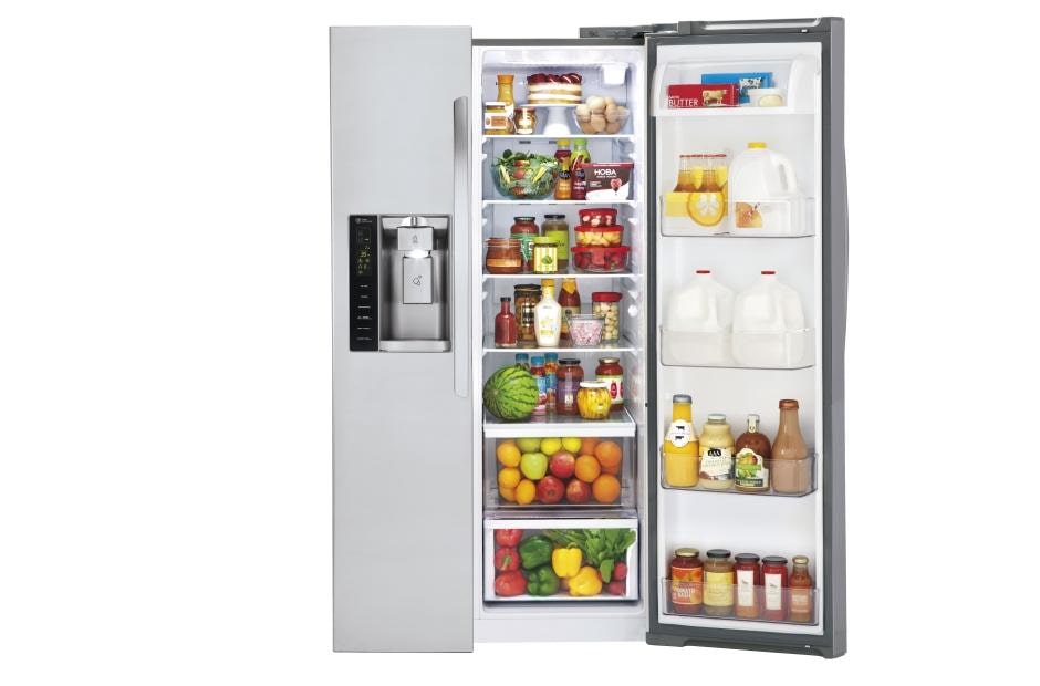 LG 22 cu. ft. Smart wi-fi Enabled Side-by-Side Counter-Depth Refrigerator, LSXC22426S, thumbnail 6