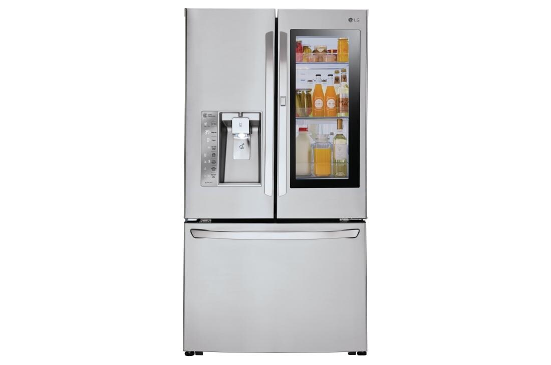 Lg Lfxs30796s 30 Cu Ft Instaview Door In Refrigerator Usa 30 Cu Ft Smart Wi Fi Enabled Instaview Door In Refrigerator