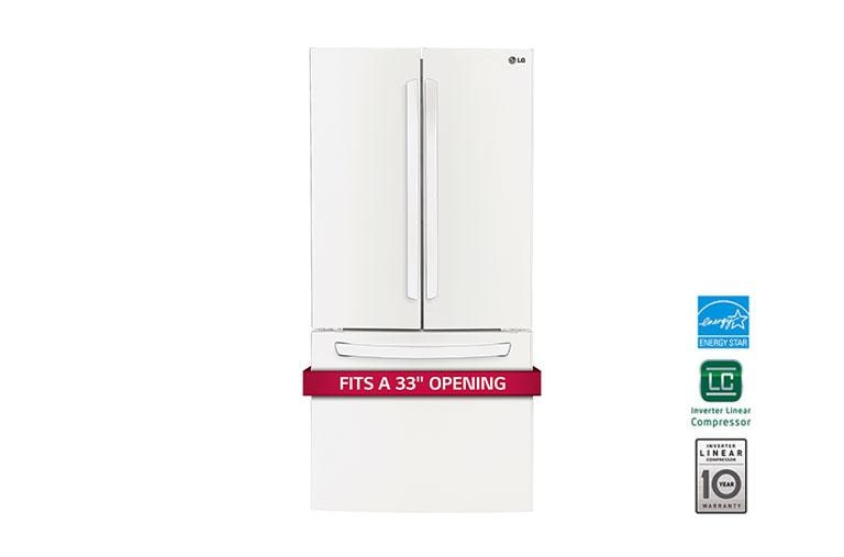 LG 24 cu. ft. French Door Refrigerator, LFC24770SW, thumbnail 1