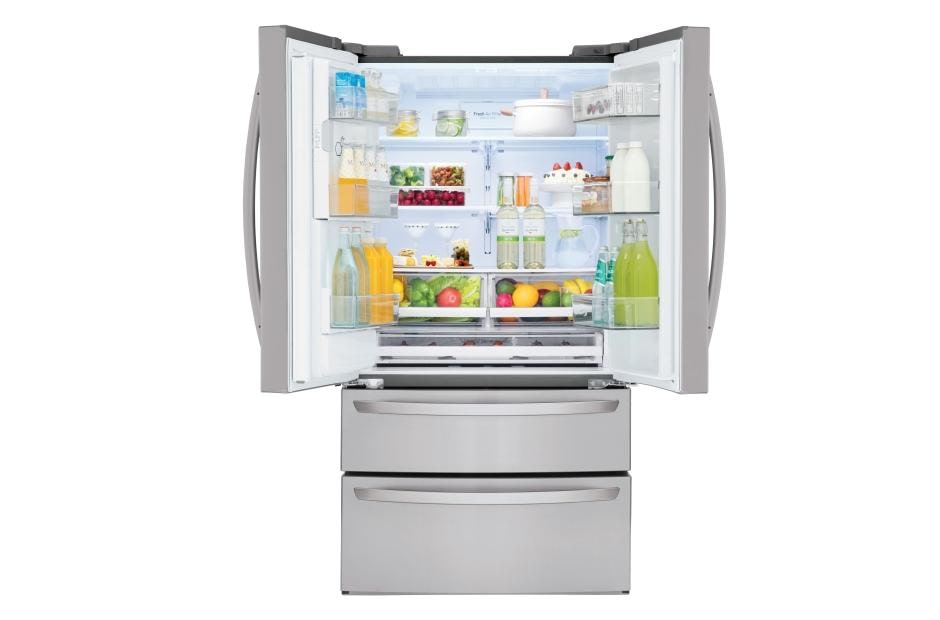 LG 28 cu.ft. Smart wi-fi Enabled French Door Refrigerator, LMXS28626S, thumbnail 5