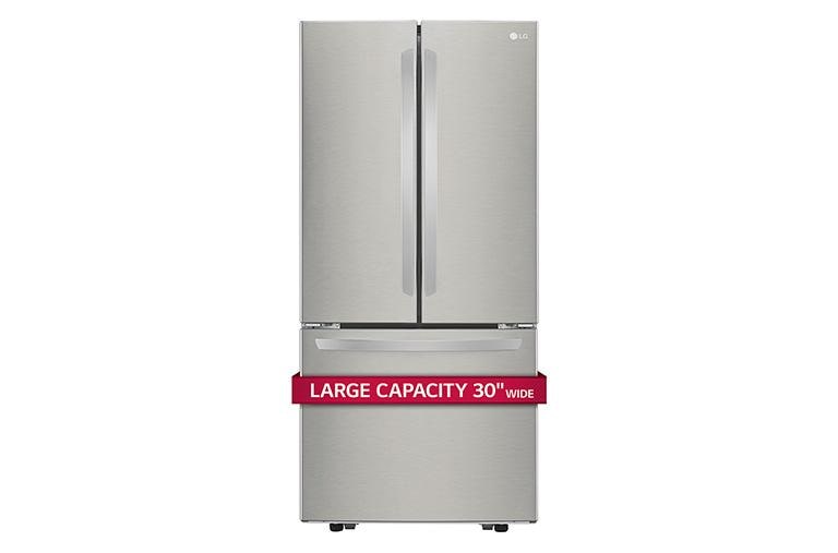 LG 22 cu. ft. French Door Refrigerator, LFCS22520S, thumbnail 1