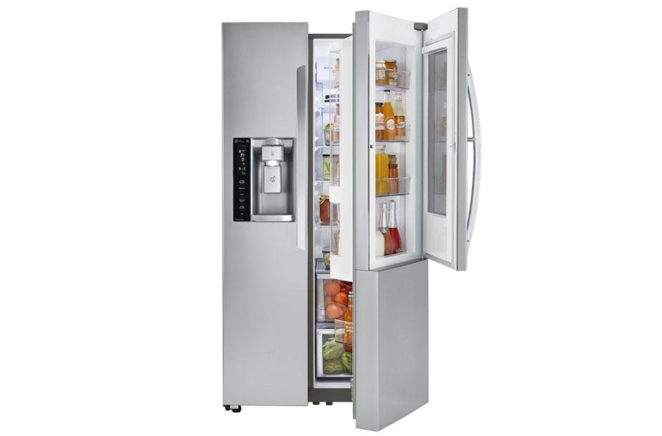 LG 26 cu.ft. Smart wi-fi Enabled InstaView™ Door-in-Door® Refrigerator, LSXS26396S, thumbnail 2