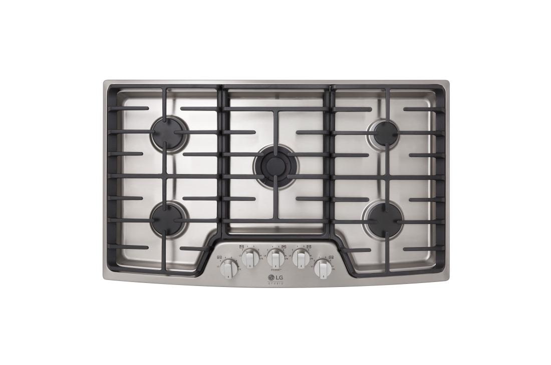 LG Studio 36 UltraHeat™ Gas Cooktop with EasyClean®