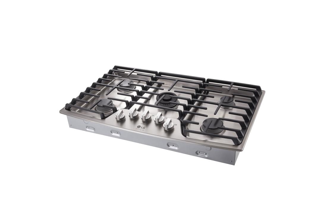 LG STUDIO 36'' Gas Cooktop, LSCG367ST, thumbnail 5