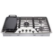 LG STUDIO 36'' Gas Cooktop, LSCG367ST, thumbnail 3