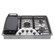 LG STUDIO 30'' Gas Cooktop, LSCG307ST, thumbnail 3