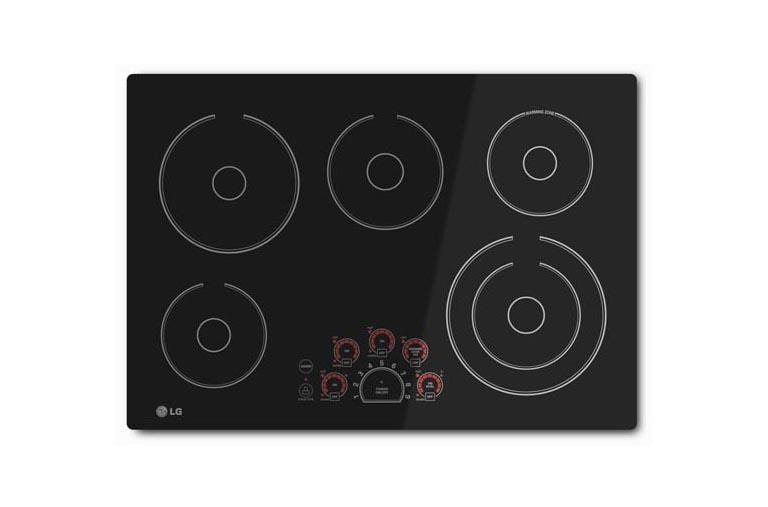 LG 30'' Electric Cooktop, LCE3010SB, thumbnail 1