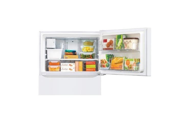 LG 24 cu. ft. Top Mount Refrigerator, LTCS24223W, thumbnail 4