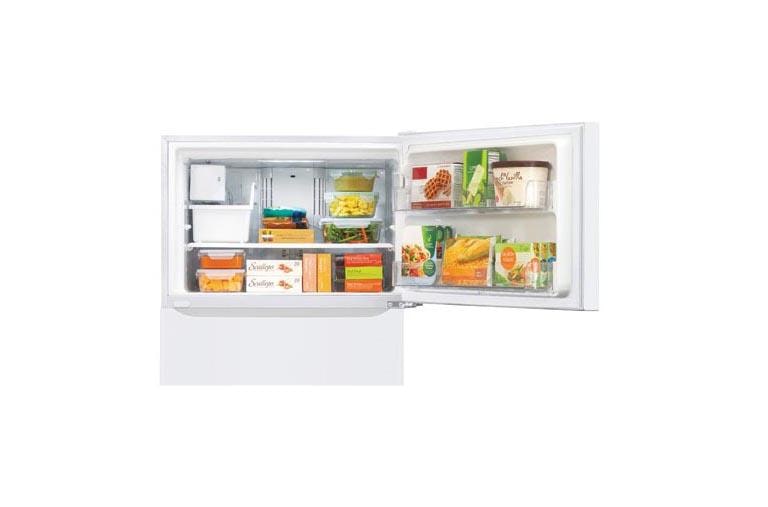 LG 24 cu. ft. Top Mount Refrigerator, LTCS24223W, thumbnail 4