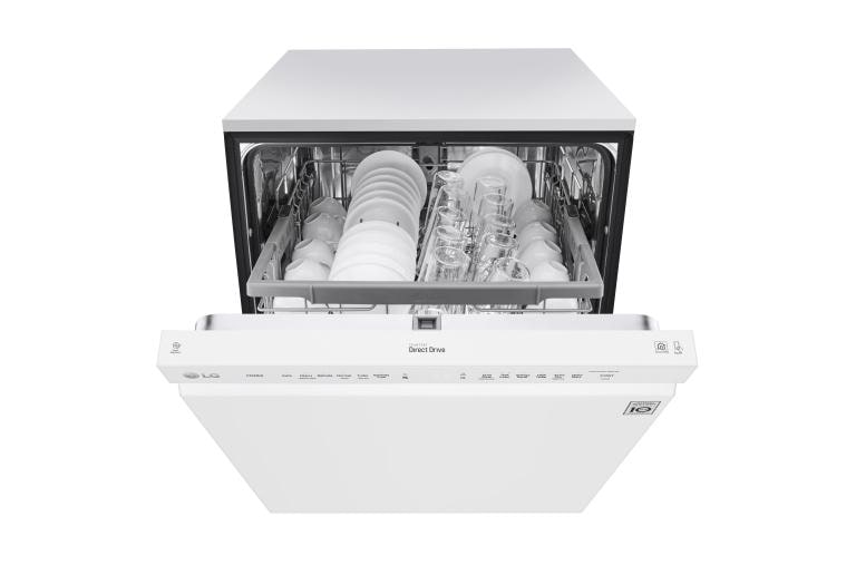 LG Front Control Dishwasher with QuadWash™ and EasyRack™ Plus, LDF5545WW, thumbnail 4