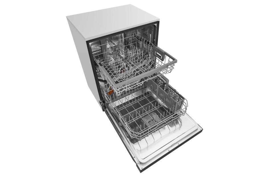 LG Front Control Dishwasher with QuadWash™ and EasyRack™ Plus, LDF5545BB, thumbnail 5