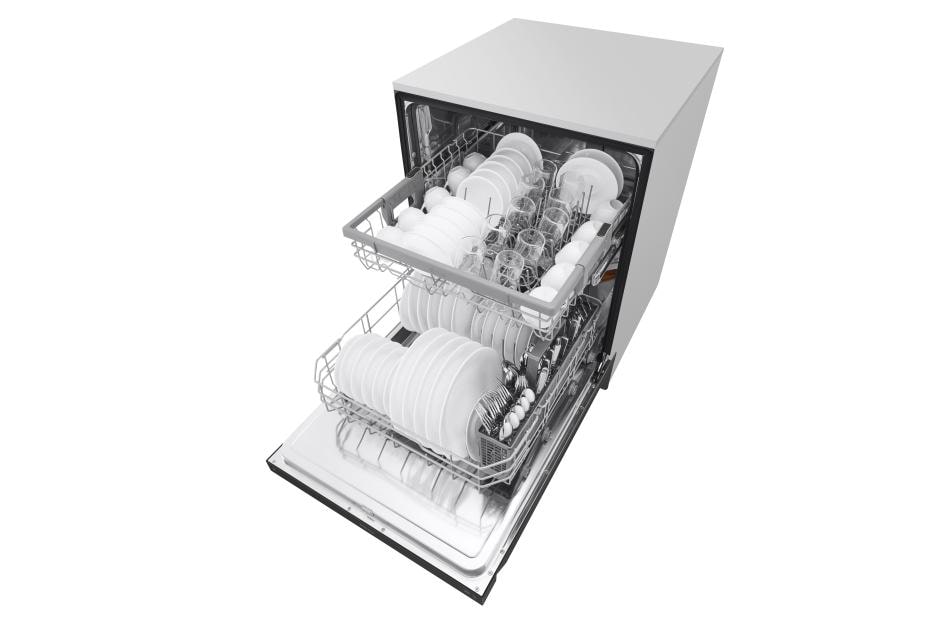 LG Front Control Dishwasher with QuadWash™ and EasyRack™ Plus, LDF5545BB, thumbnail 8