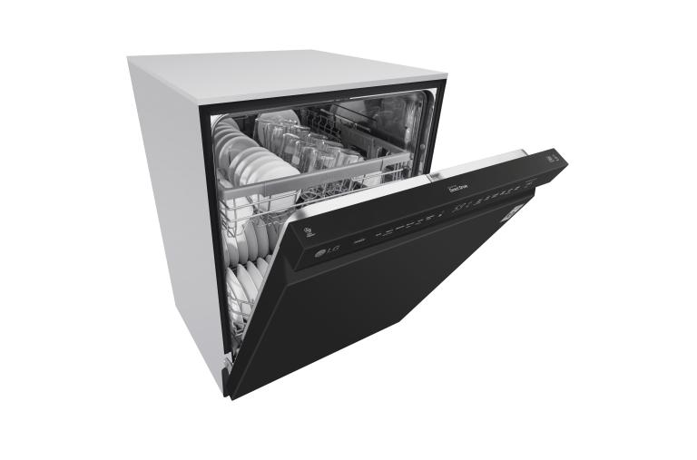 LG Front Control Dishwasher with QuadWash™ and EasyRack™ Plus, LDF5545BB, thumbnail 2
