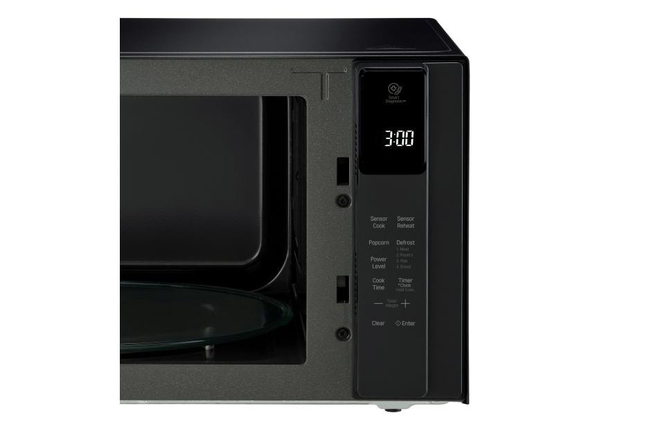LG - NeoChef 1.5 Cu. ft. Countertop Microwave with Sensor Cooking and Easyclean - Black Stainless Steel