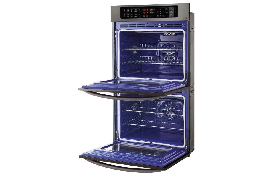 LG Black Stainless Steel Series 9.4 cu. ft Total Capacity Double Wall Oven, LWD3063BD, thumbnail 7
