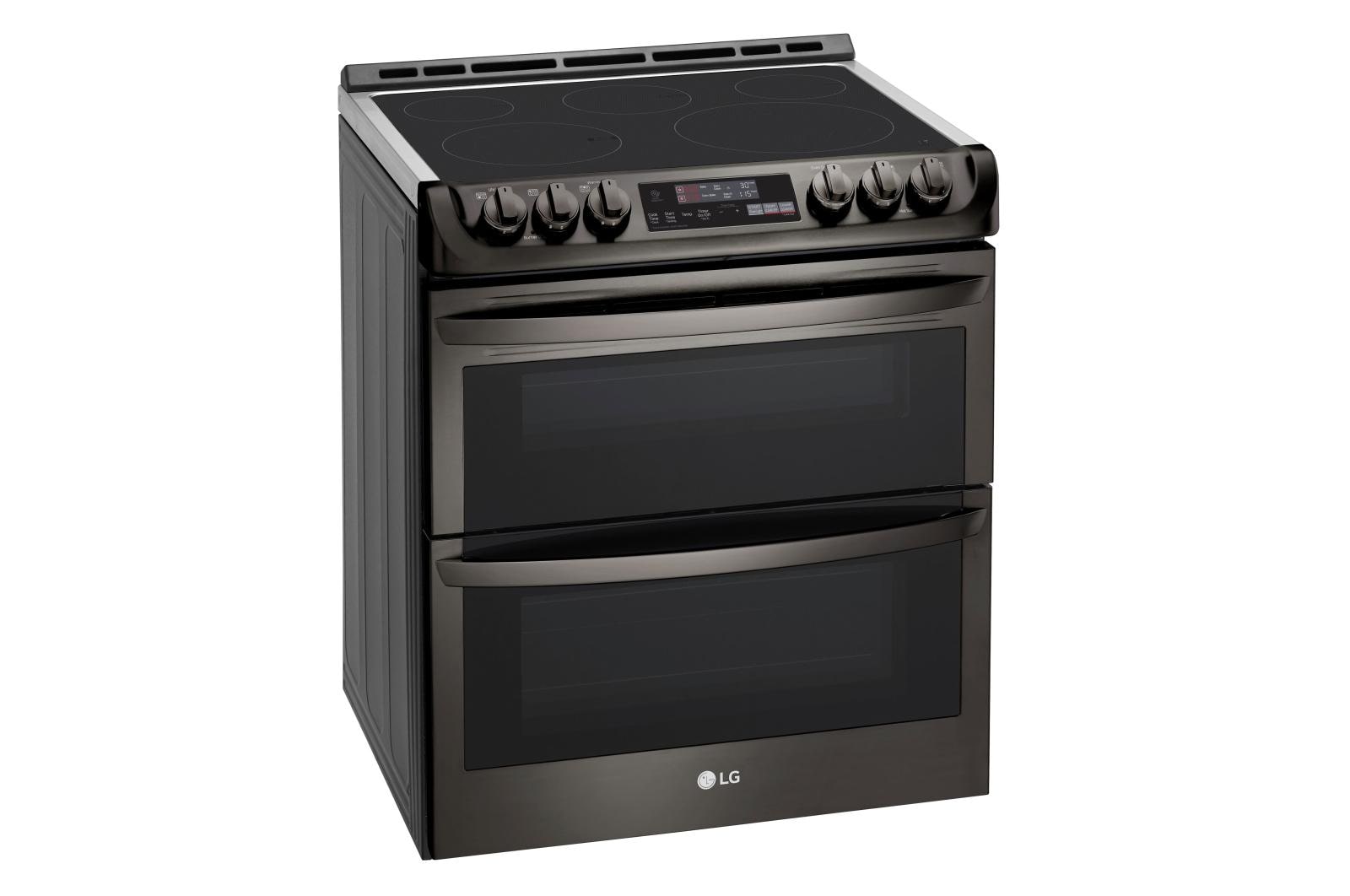 LG LTE4815BD 7.3 cu. ft. Smart wifi Enabled Electric Double Oven SlideIn Range with ProBake