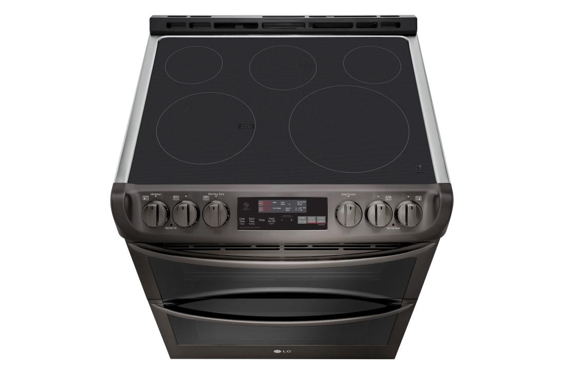 LG 7.3 cu. ft. Smart wi-fi Enabled Electric Double Oven Slide-In Range with ProBake Convection® and EasyClean®, LTE4815BD, thumbnail 6
