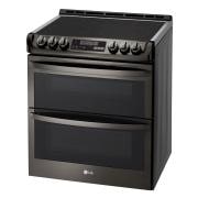 LG 7.3 cu. ft. Smart wi-fi Enabled Electric Double Oven Slide-In Range with ProBake Convection® and EasyClean®, LTE4815BD, thumbnail 3