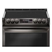 LG 7.3 cu. ft. Smart wi-fi Enabled Electric Double Oven Slide-In Range with ProBake Convection® and EasyClean®, LTE4815BD, thumbnail 4