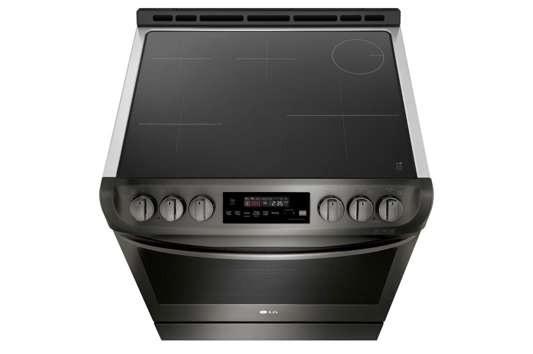 Lg black stainless induction range deals