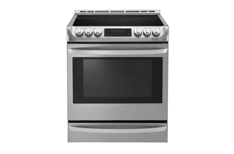 LG 6.3 cu. ft. Electric Slide-in Range with ProBake Convection® and EasyClean®, LSE4613ST, thumbnail 1