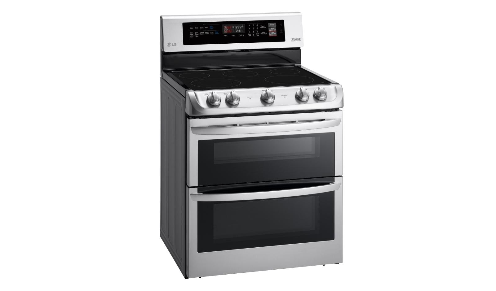 LG LDE4411ST 7.3 cu. ft. Electric Double Oven Range with ProBake
