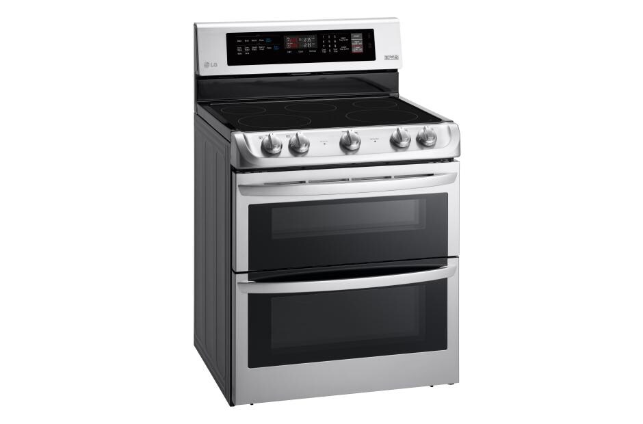 LG LDE4411ST 7.3 cu. ft. Electric Double Oven Range with ProBake
