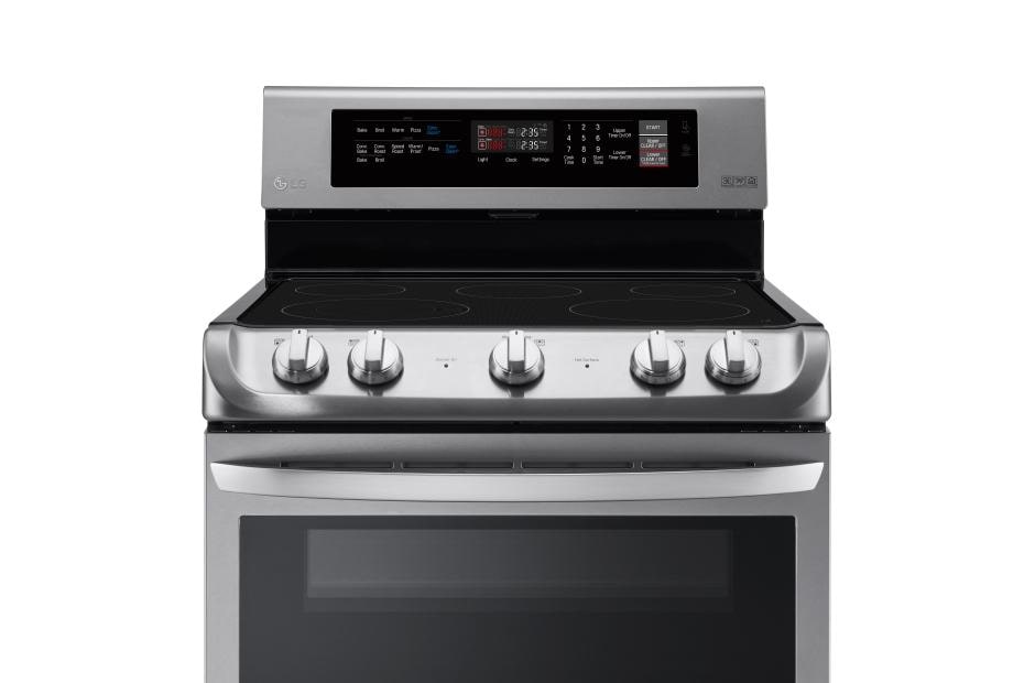 LG 7.3 cu. ft. Electric Double Oven Range with ProBake Convection® and EasyClean®, LDE4411ST, thumbnail 4
