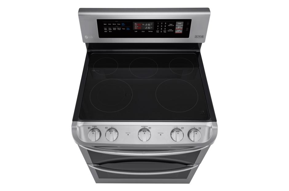 LG 7.3 cu. ft. Electric Double Oven Range with ProBake Convection® and EasyClean®, LDE4411ST, thumbnail 6